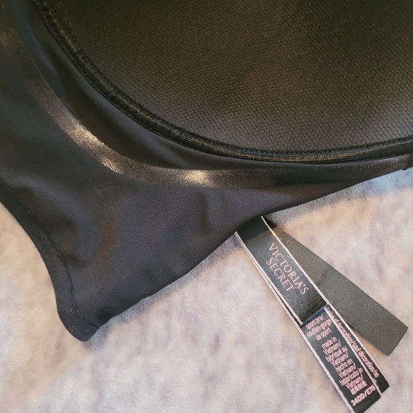 VICTORIA'S SECRET Allegro black running yoga athletic sports bra top, size 34DD - Picture 5 of 7